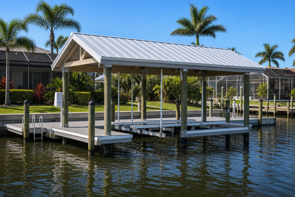 Boathouses in Sanibel Island, FL