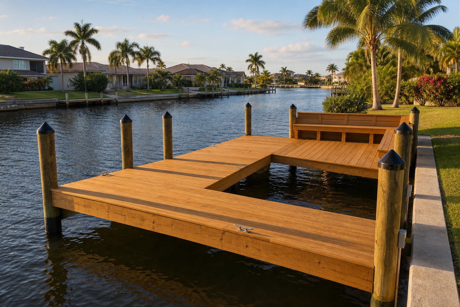 Custom Docks in Southwest Florida by Florida Lifts & Docks