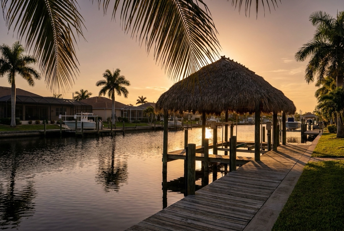 Building a Tiki Bar on the Water: Layout, Lighting & Outdoor Kitchen Ideas